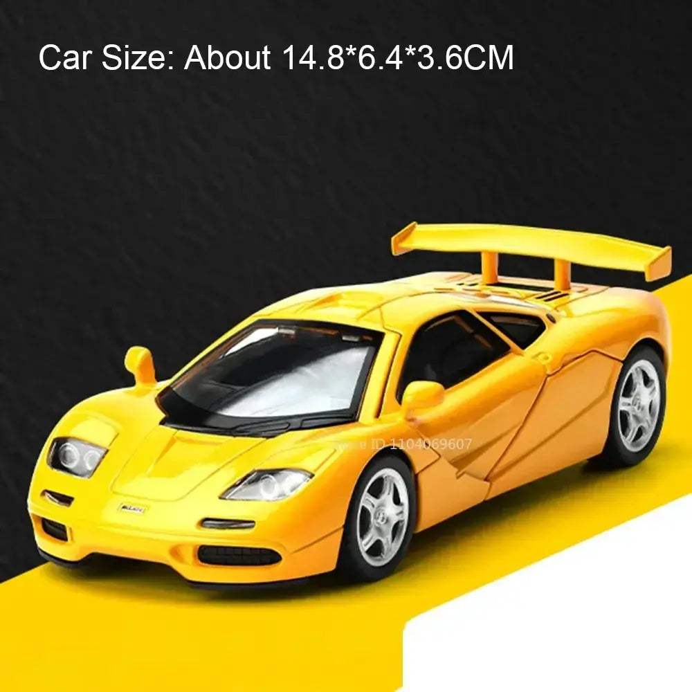 1:32 Diecast Car With Realistic Sound And Lights Doors Open - ToylandEU