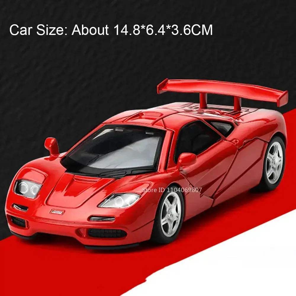 1:32 Diecast Car With Realistic Sound And Lights Doors Open - ToylandEU
