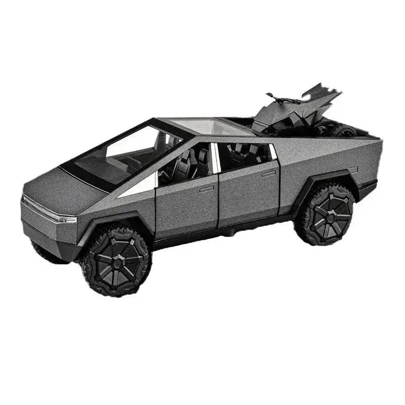 1:32 Diecast Cybertruck Offroad Alloy Car Pull Back Metal Model - ToylandEU
