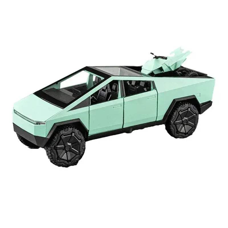 1:32 Diecast Cybertruck Offroad Alloy Car Pull Back Metal Model - ToylandEU