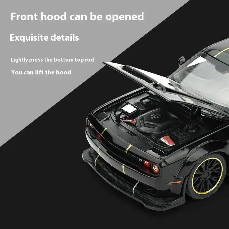  1:32 Diecast Dodge Challenger SRT Hellcat Sound -  ToylandEU™