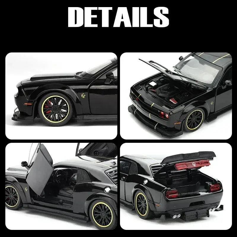  1:32 Diecast Dodge Challenger SRT Hellcat Sound -  ToylandEU™