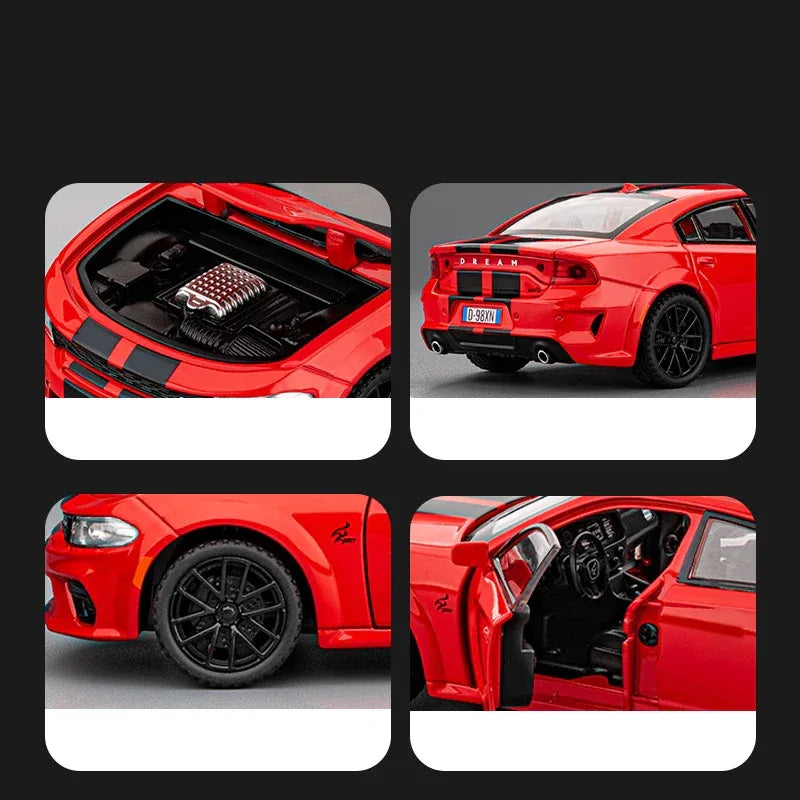 1:32 Diecast Dodge Charger SRT Model Car Metal Alloy Sound And Light - ToylandEU