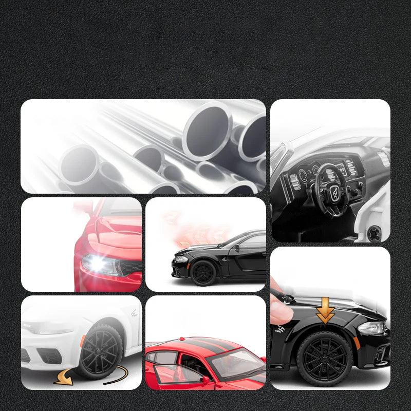 1:32 Diecast Dodge Charger SRT Model Car Metal Alloy Sound And Light - ToylandEU