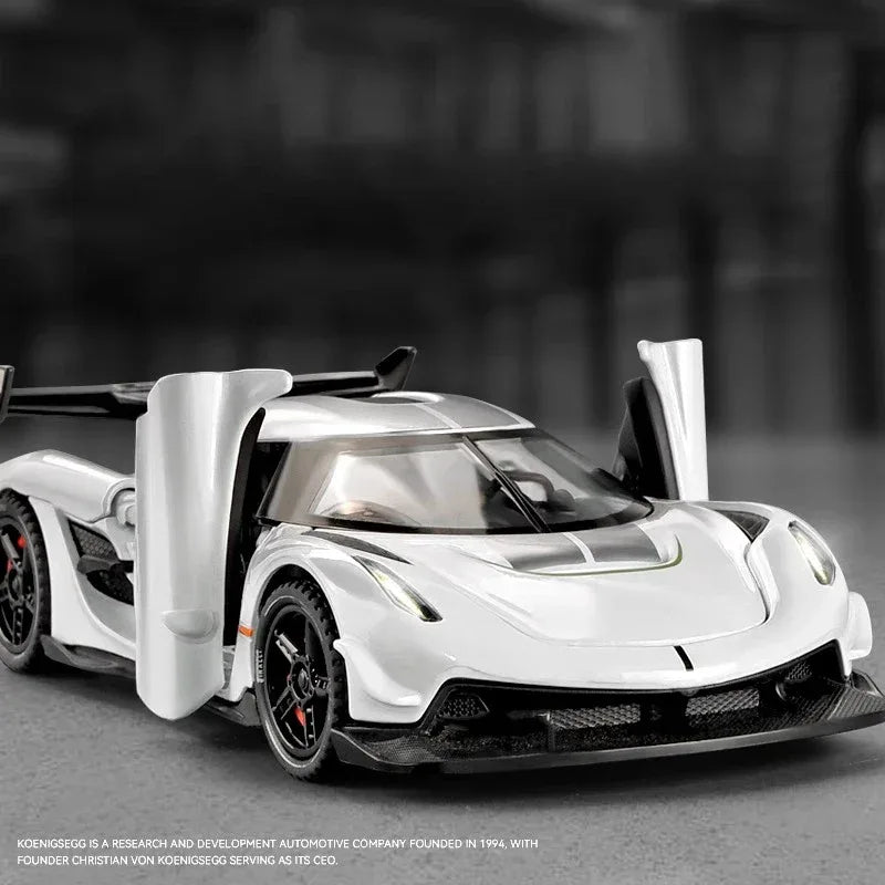 1:32 Diecast Jesko Supercar Model, Metal Alloy, Sound And Light - ToylandEU
