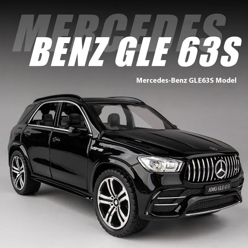 1:32 Diecast Mercedes Benz GLE 63S SUV Alloy Car Model Pull Back - ToylandEU
