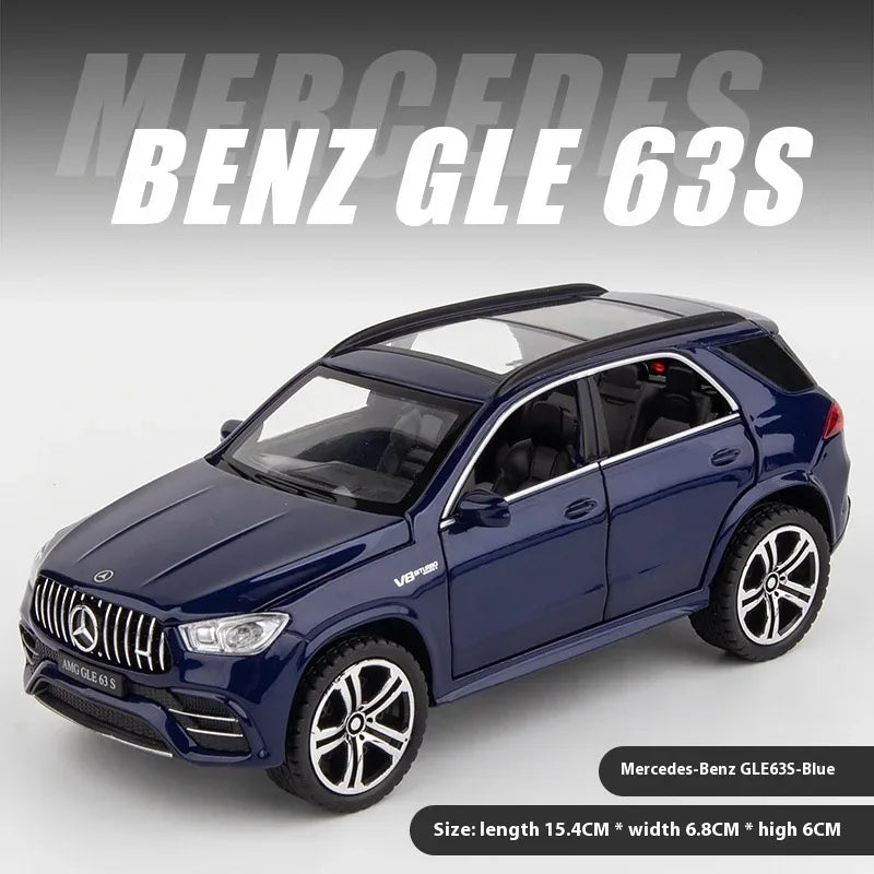 1:32 Diecast Mercedes Benz GLE 63S SUV Alloy Car Model Pull Back - ToylandEU