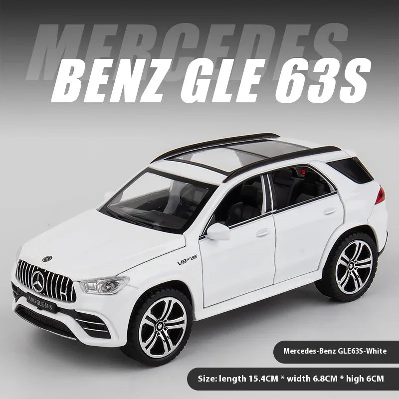 1:32 Diecast Mercedes Benz GLE 63S SUV Alloy Car Model Pull Back - ToylandEU