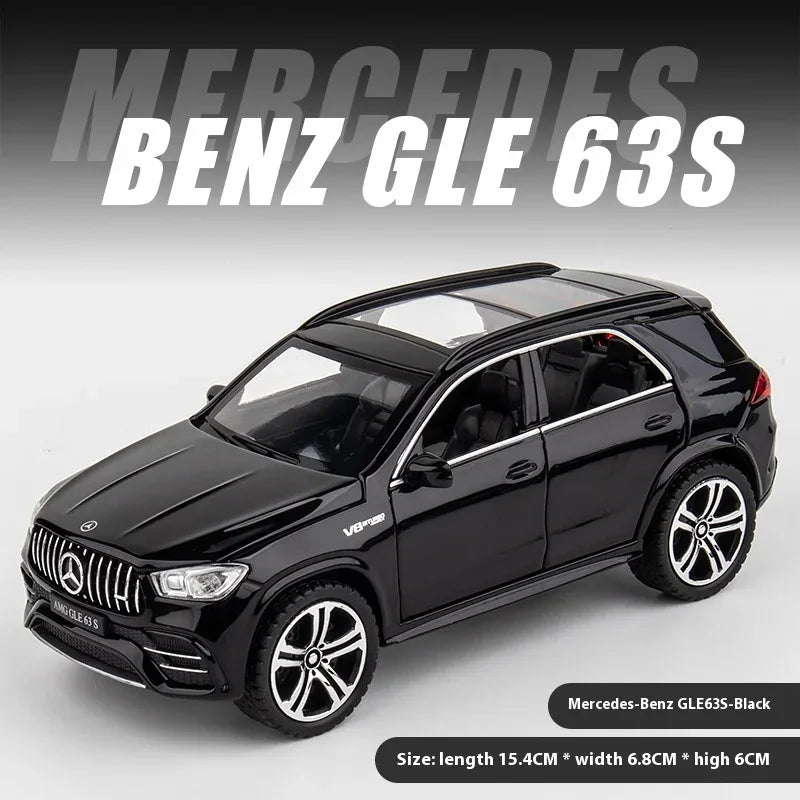 1:32 Diecast Mercedes Benz GLE 63S SUV Alloy Car Model Pull Back - ToylandEU