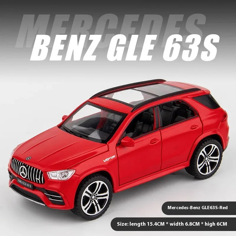 1:32 Diecast Mercedes Benz GLE 63S SUV Alloy Car Model Pull Back - ToylandEU
