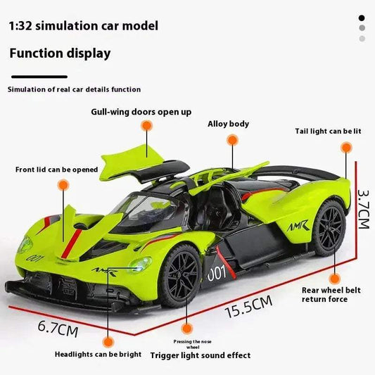  1:32 Diecast Metal Aston Martin Valkyrie Car Sound -  ToylandEU™