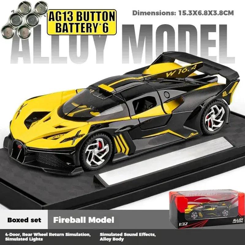    1:32 Diecast Metal Car Model With Sound Light -  ToylandEU™