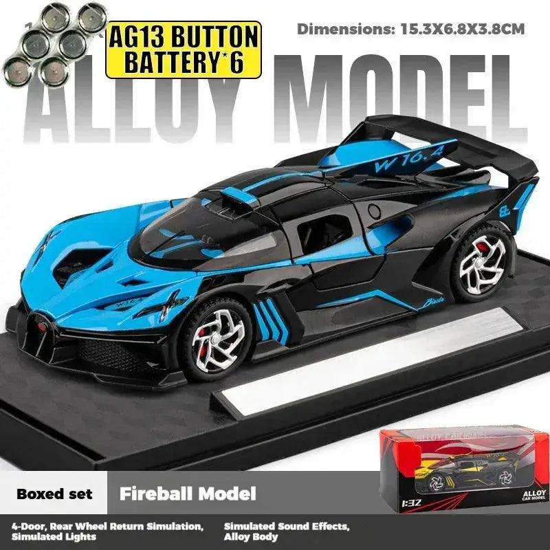    1:32 Diecast Metal Car Model With Sound Light -  ToylandEU™