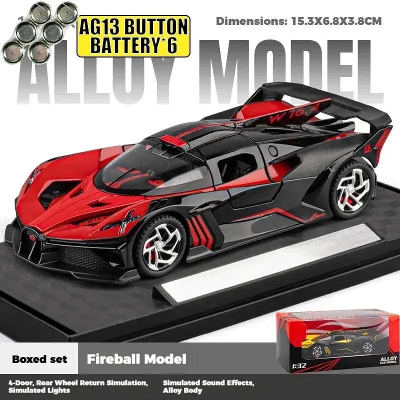    1:32 Diecast Metal Car Model With Sound Light -  ToylandEU™