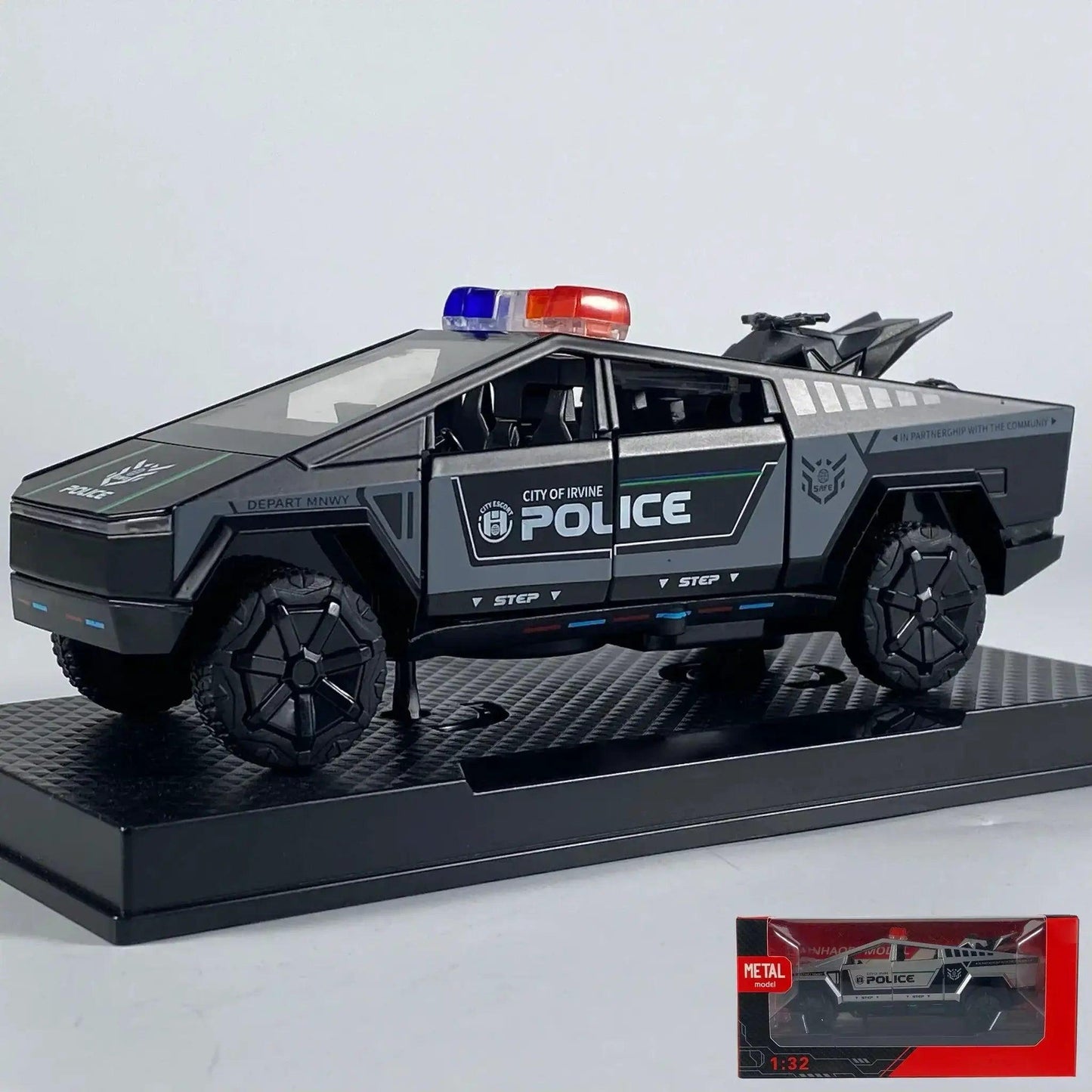  1 32 Diecast Metal Cybertruck Off Road Pickup -  ToylandEU™
