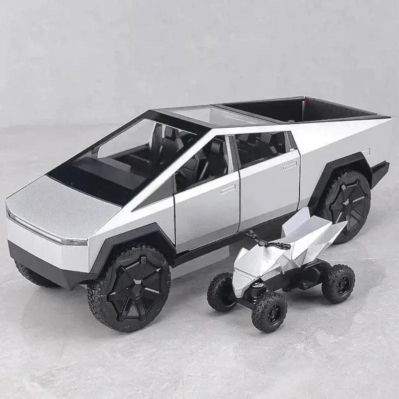  1:32 Diecast Metal Cybertruck Pull Back Toy Car Sound -  ToylandEU™