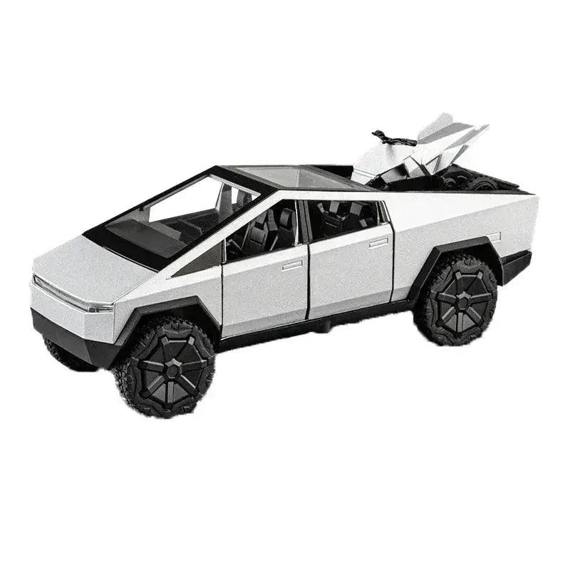  1:32 Diecast Metal Cybertruck Pull Back Toy Car Sound -  ToylandEU™