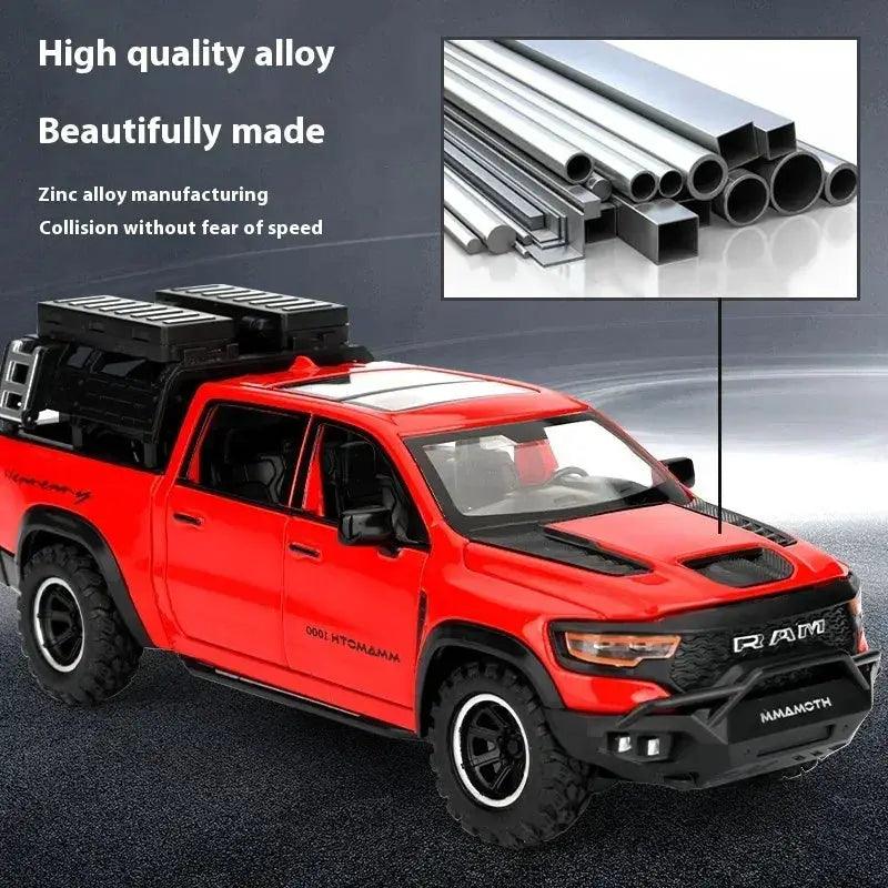  1 32 Diecast Metal Dodge RAM Mammoth Off Road Car -  ToylandEU™