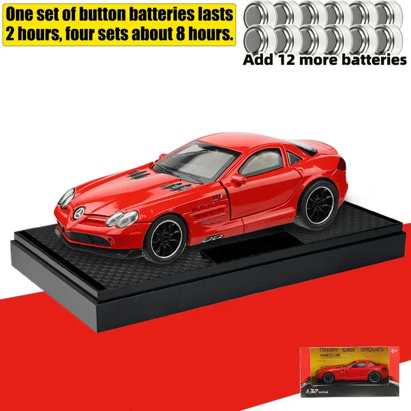 1:32 Diecast Metal Mercedes SLR McLaren 722 S Roadster Model - ToylandEU