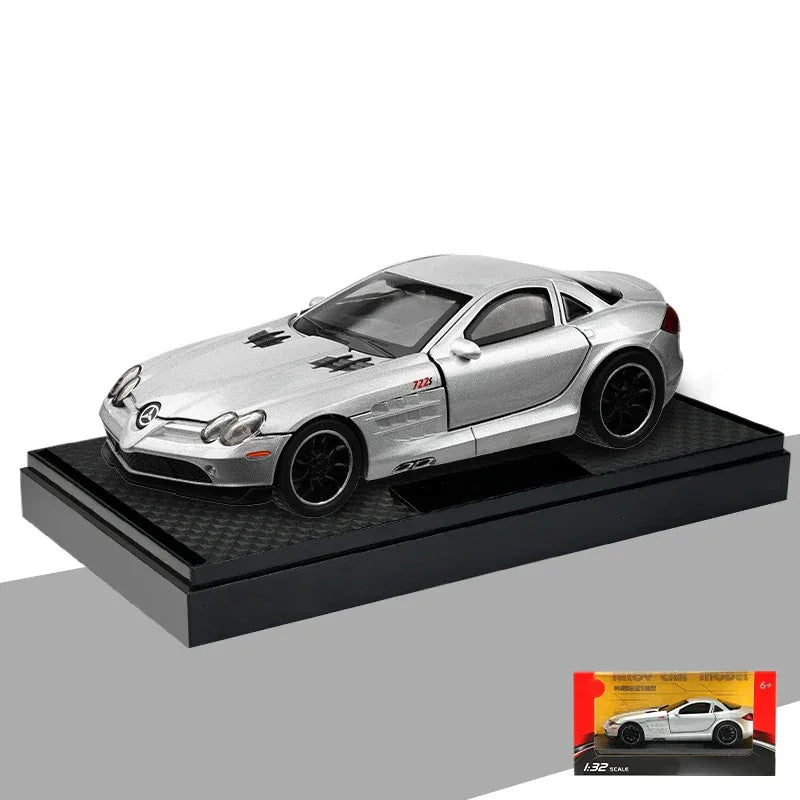 1:32 Diecast Metal Mercedes SLR McLaren 722 S Roadster Model - ToylandEU
