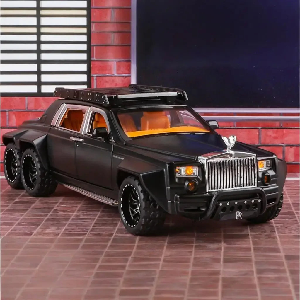 1:32 Diecast Metal Rolls-Royce Phantom 6X6 Wide Body Car With Sound And Light - ToylandEU