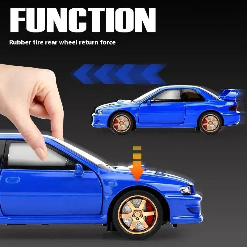  1 32 Diecast Subaru Impreza WRX STI Metal Car Sound -  ToylandEU™