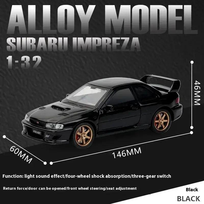  1 32 Diecast Subaru Impreza WRX STI Metal Car Sound -  ToylandEU™
