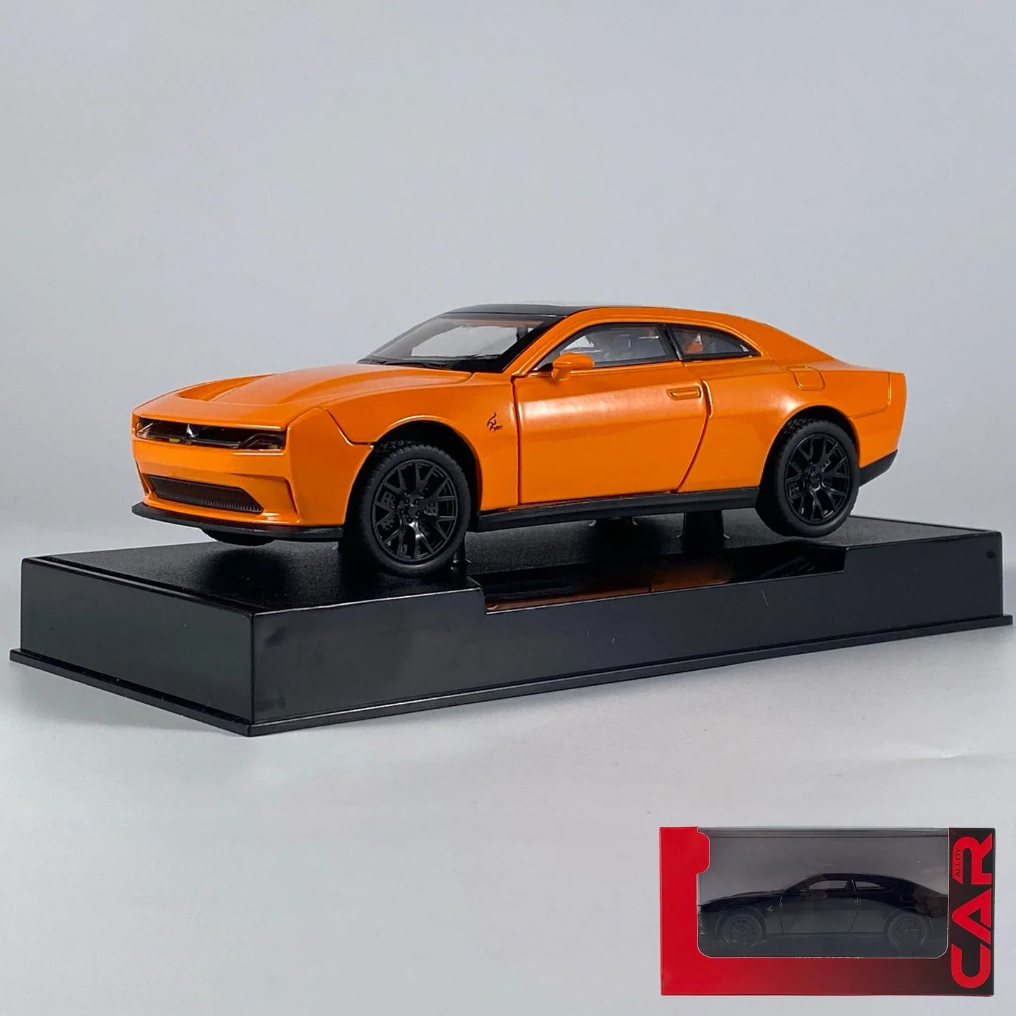 1:32 Dodge Charger Daytona EV Diecast Model Car Pull Back Sound Light - ToylandEU