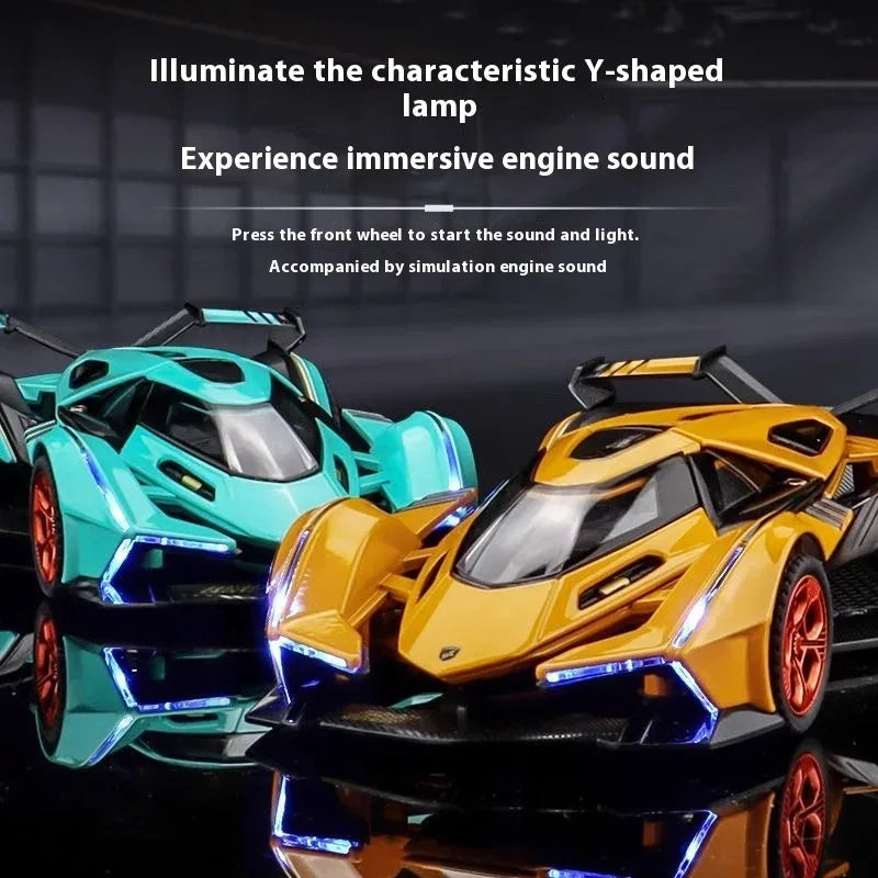 1:32 Lamborghini V12 Vision GT Diecast Alloy Model Car - ToylandEU