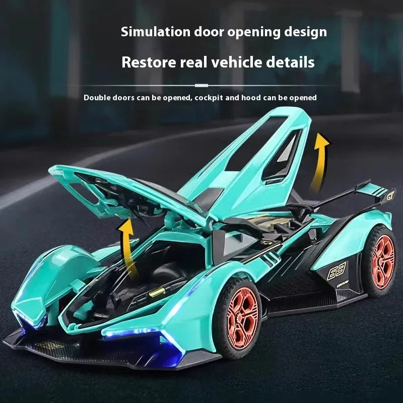 1:32 Lamborghini V12 Vision GT Diecast Alloy Model Car - ToylandEU