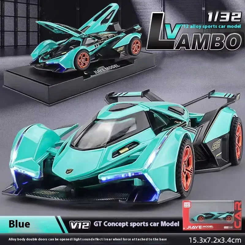 1:32 Lamborghini V12 Vision GT Diecast Alloy Model Car - ToylandEU