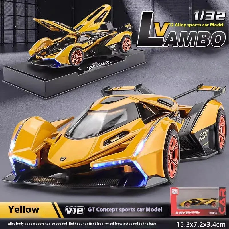 1:32 Lamborghini V12 Vision GT Diecast Alloy Model Car - ToylandEU