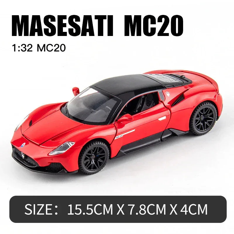 1:32 Maserati MC20 Coupe Diecast Alloy Car With Sound And Light - ToylandEU