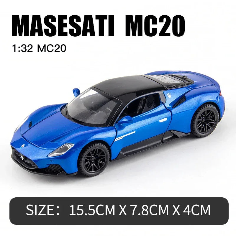 1:32 Maserati MC20 Coupe Diecast Alloy Car With Sound And Light - ToylandEU