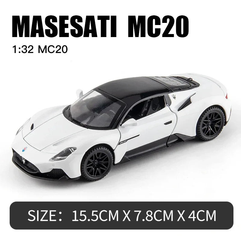 1:32 Maserati MC20 Coupe Diecast Alloy Car With Sound And Light - ToylandEU