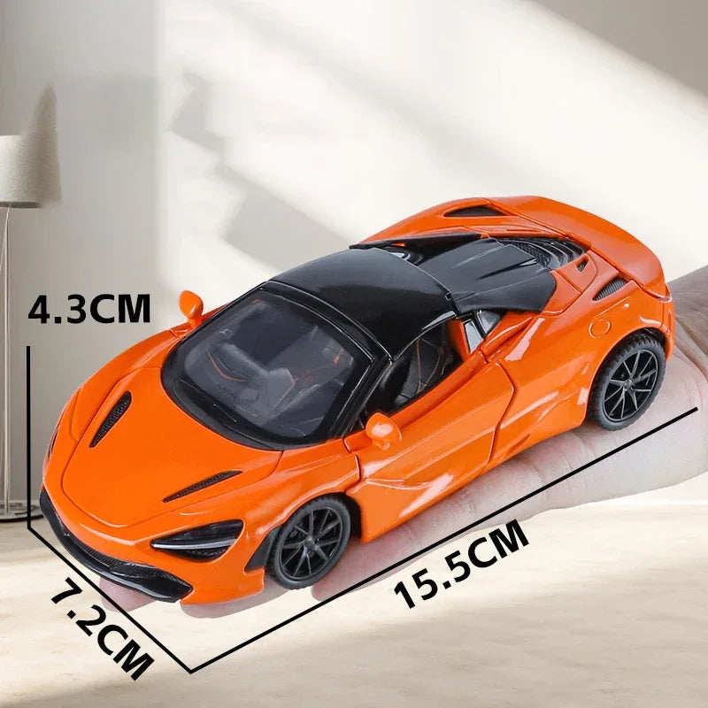 1:32 McLaren 720S Diecast Model Car Alloy Sound and Light - ToylandEU