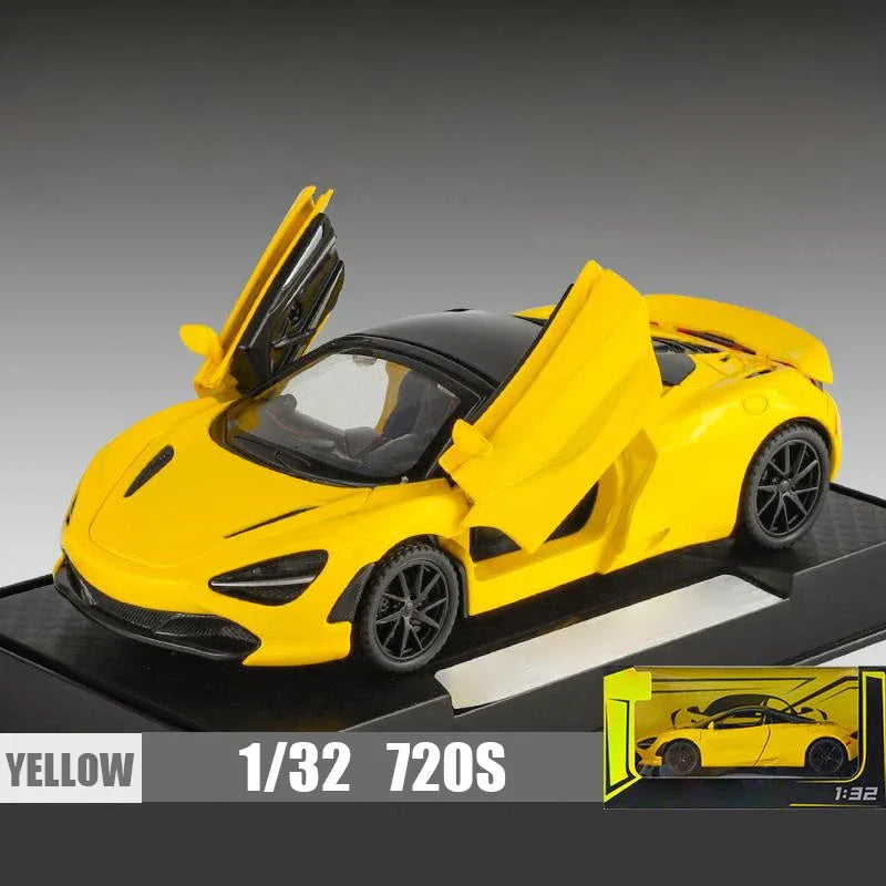 1:32 McLaren 720S Diecast Model Car Alloy Sound and Light - ToylandEU