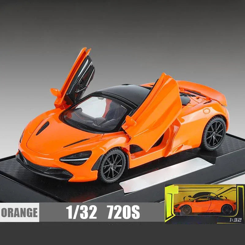 1:32 McLaren 720S Diecast Model Car Alloy Sound and Light - ToylandEU