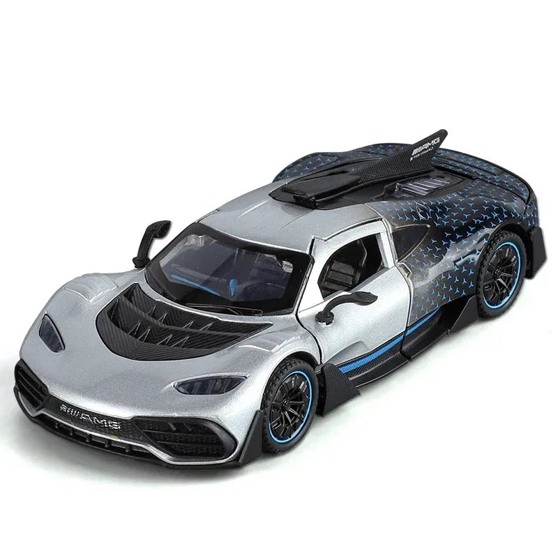 1:32 Mercedes AMG One Diecast Metal Car Sound And Light Collectible - ToylandEU