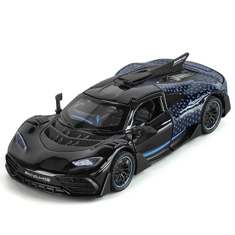 1:32 Mercedes AMG One Diecast Metal Car Sound And Light Collectible - ToylandEU