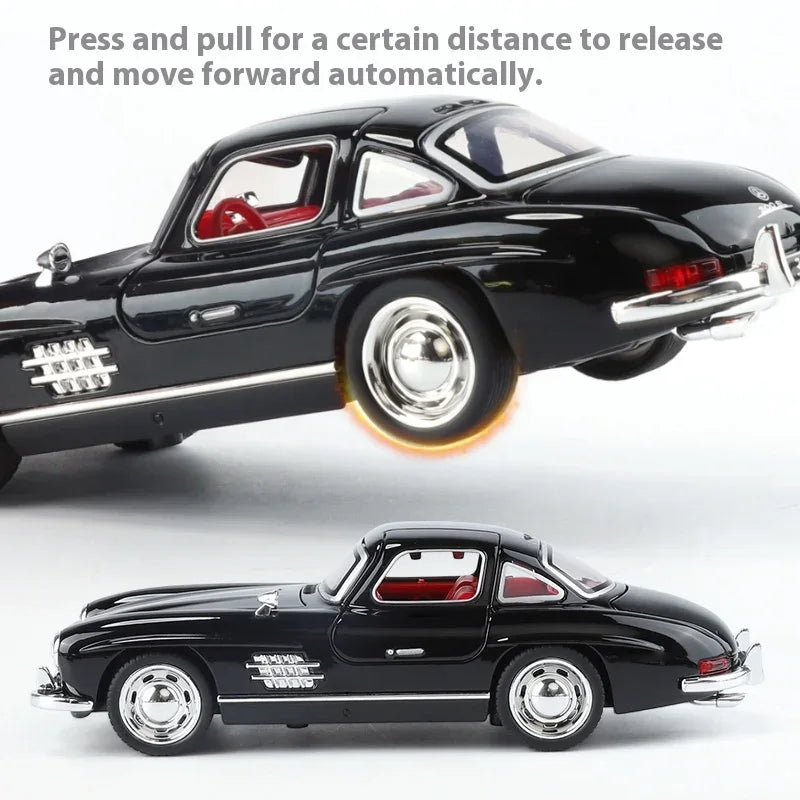 1:32 Mercedes Benz 300SL Diecast Model Car Metal Desktop Ornament - ToylandEU