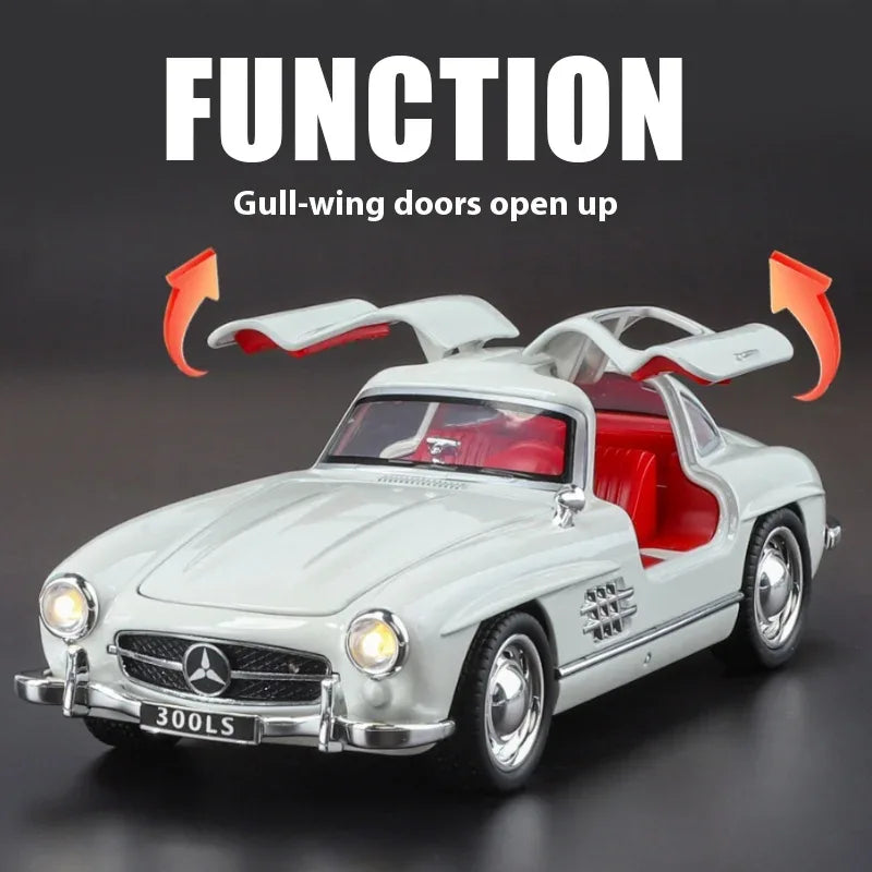 1:32 Mercedes Benz 300SL Diecast Model Car Metal Desktop Ornament - ToylandEU