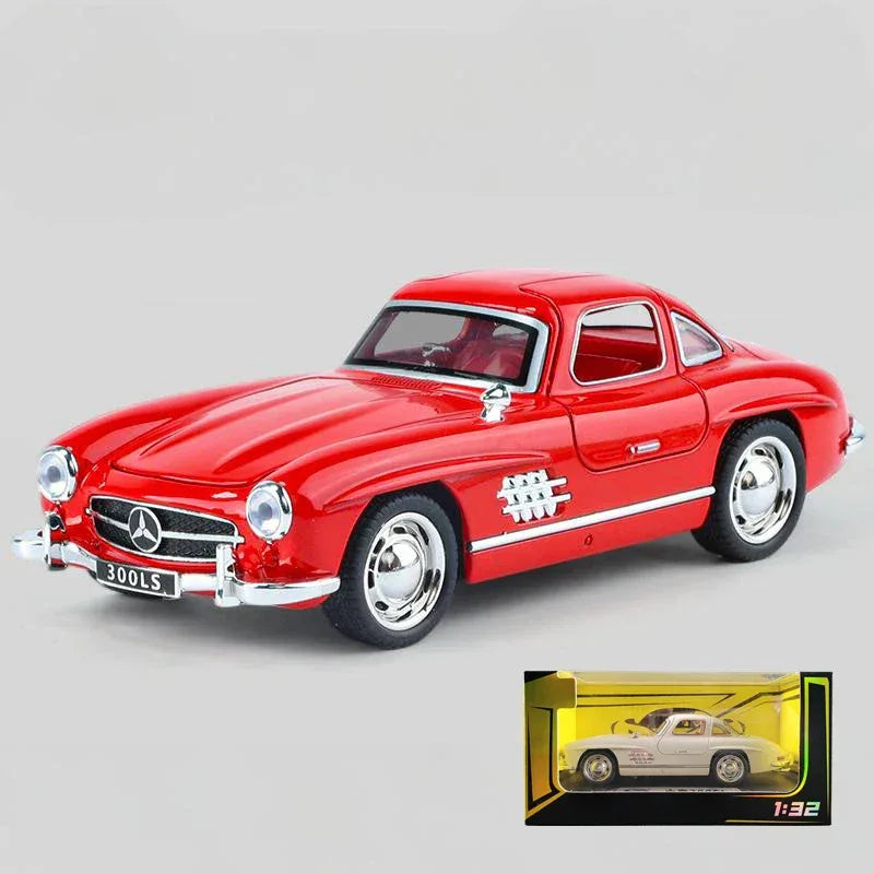 1:32 Mercedes Benz 300SL Diecast Model Car Metal Desktop Ornament - ToylandEU