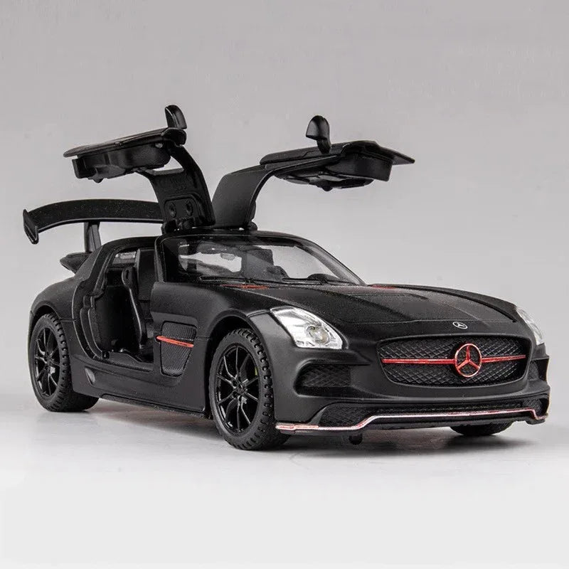 1:32 Mercedes SLS AMG Diecast Alloy Model Car With Sound And Light - ToylandEU