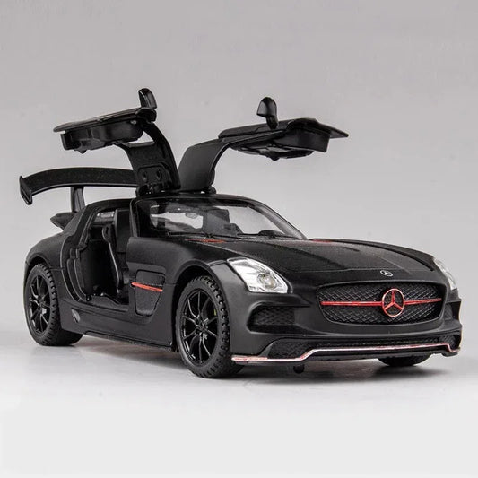 1:32 Mercedes SLS AMG Diecast Alloy Model Car With Sound And Light - ToylandEU