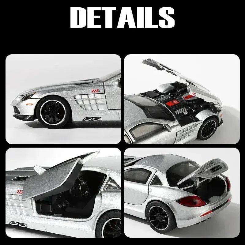  1:32 Metal Diecast Mercedes SLR McLaren 722S Roadster -  ToylandEU™