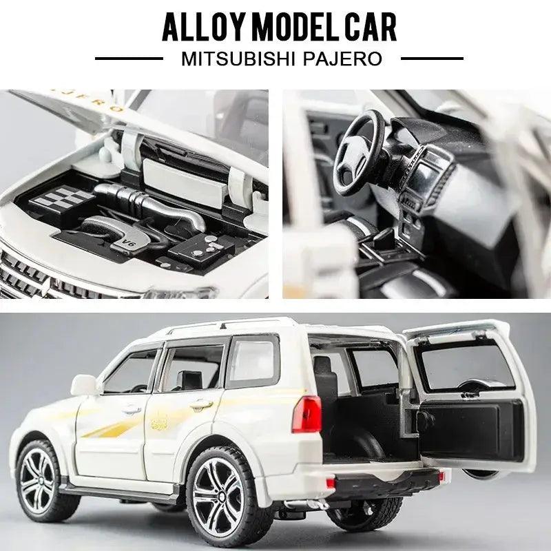  1:32 Mitsubishi Pajero SUV Alloy Diecast With Sound -  ToylandEU™