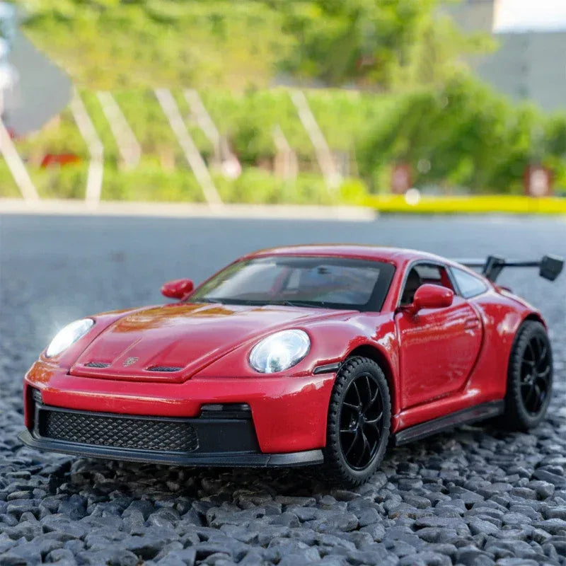 1 32 Porsche 911 GT3 Diecast Alloy Metal Car With Sound And Light - ToylandEU