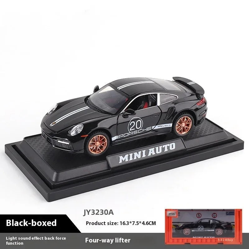 1:32 Porsche 911 Turbo S Diecast Alloy Model Car Metal Ornament, Collectible - ToylandEU