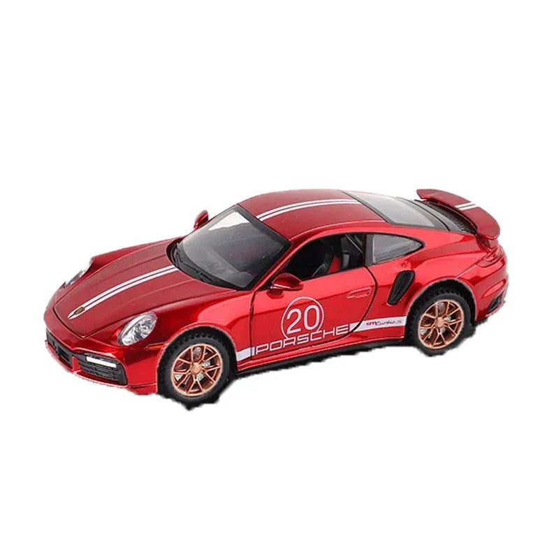 1:32 Porsche 911 Turbo S Diecast Alloy Model Car Metal Ornament, Collectible - ToylandEU